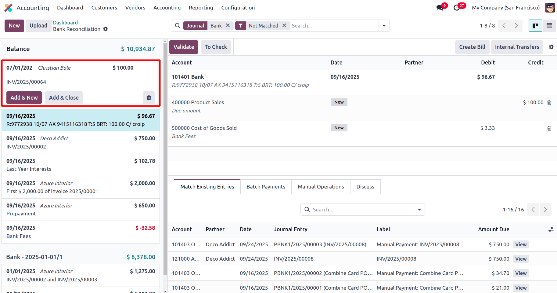 Overview of Reconciliation & Payment Matching in Odoo 18-cybrosys