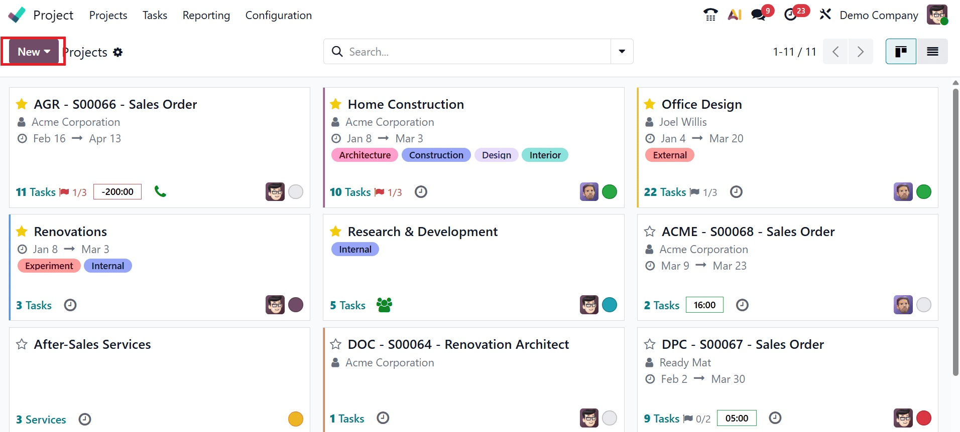 Overview of Recurring Task Workflows in Odoo 19 Project Module-cybrosys