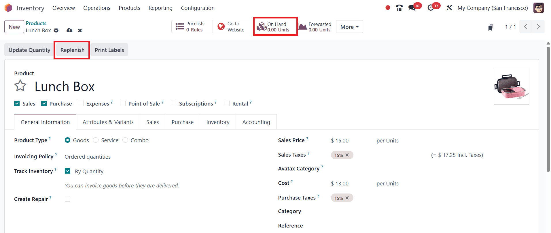 Overview of Replenishment Reports in Odoo 18 Inventory-cybrosys