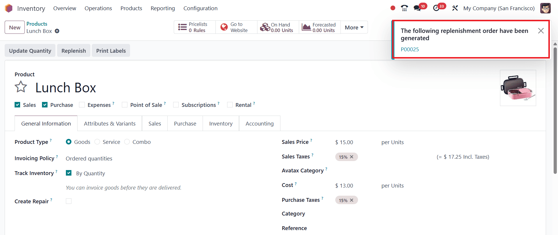 Overview of Replenishment Reports in Odoo 18 Inventory-cybrosys