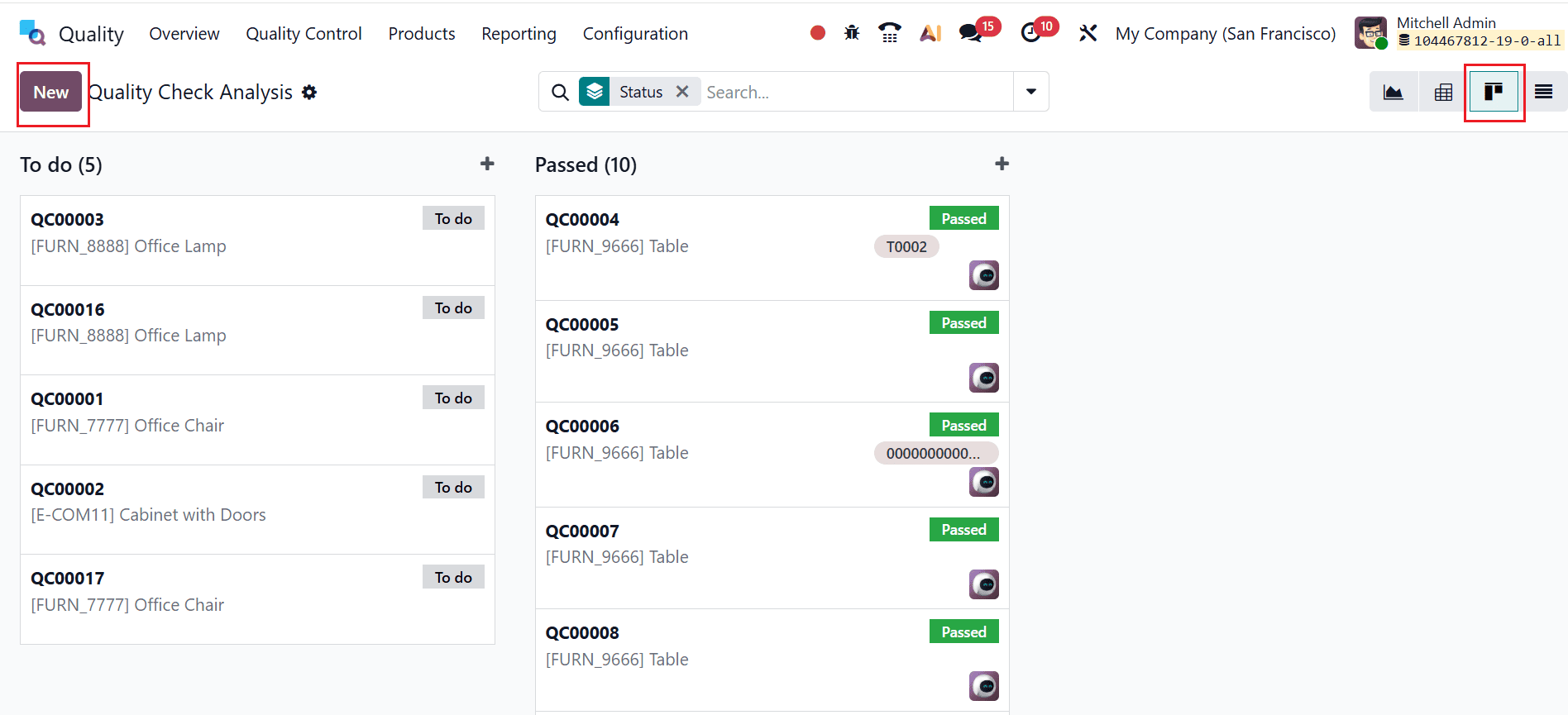Overview of Reporting Features in Odoo 19 Quality Module-cybrosys