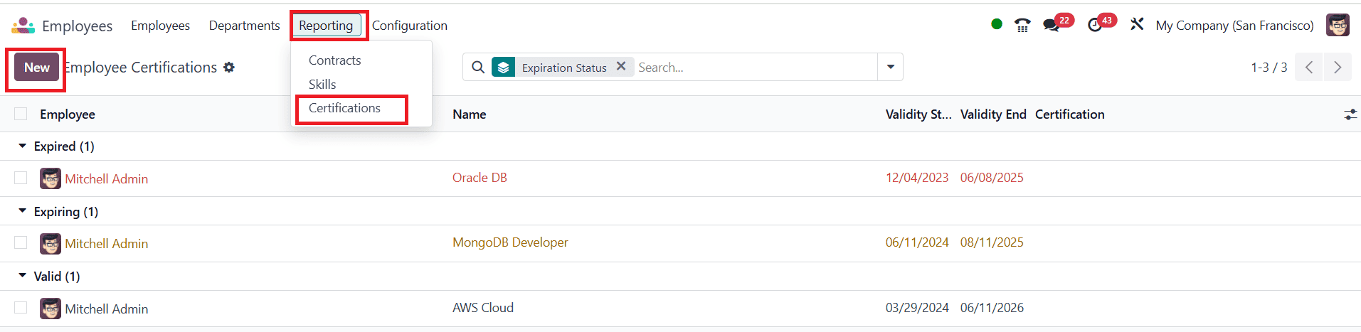 Overview of Reporting in Odoo 18 Employee-cybrosys