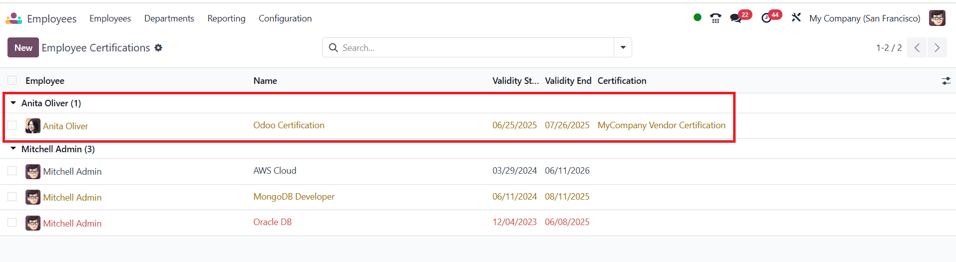Overview of Reporting in Odoo 18 Employee-cybrosys
