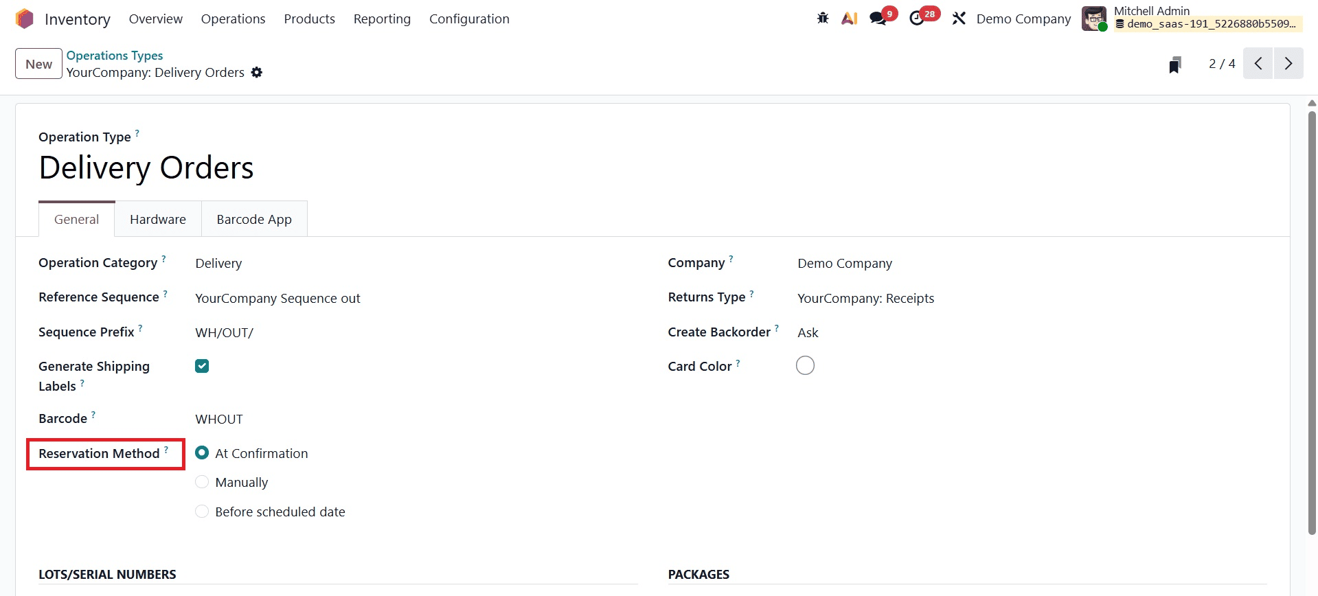 Overview of Reservation Methods in Odoo 19 Inventory Management-cybrosys