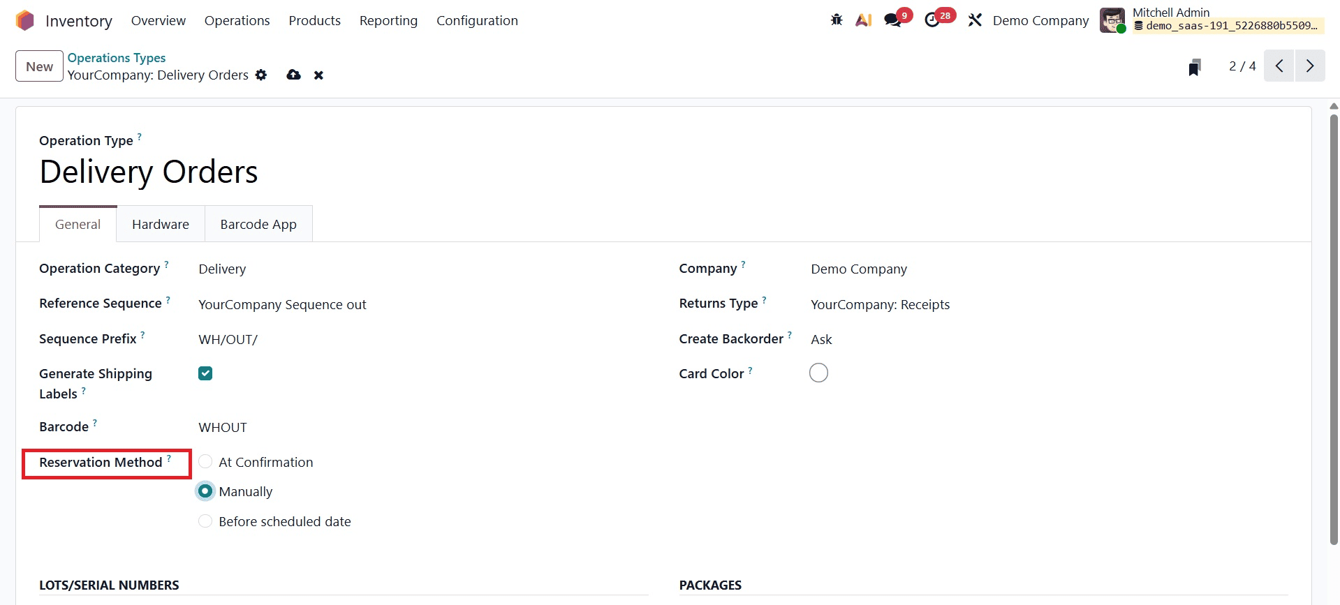 Overview of Reservation Methods in Odoo 19 Inventory Management-cybrosys