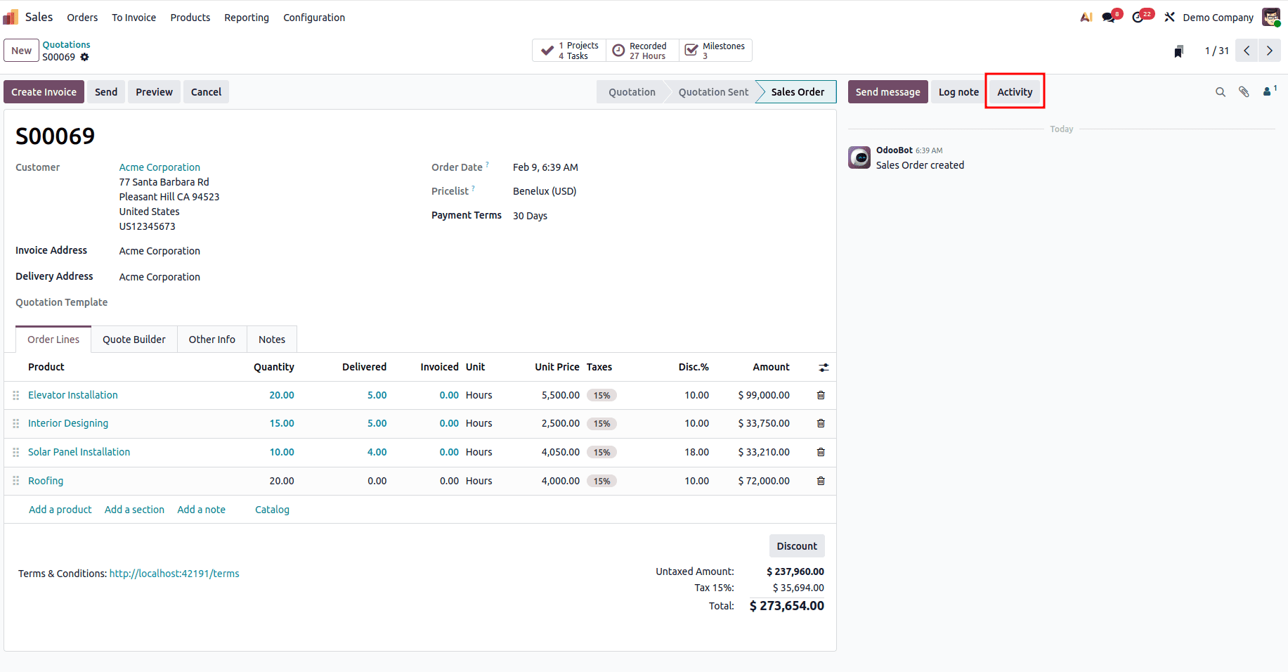 Overview of Scheduling Activities in Odoo 19-cybrosys