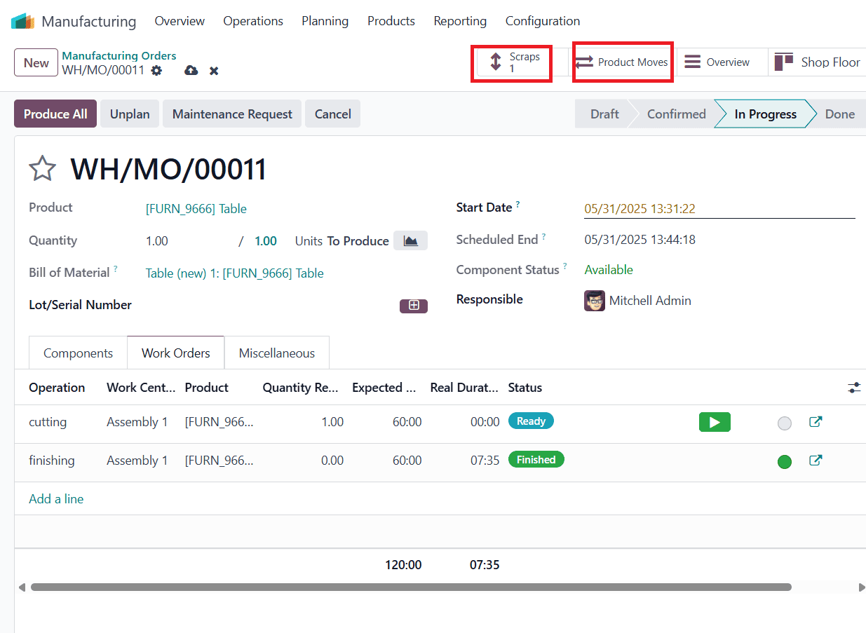 Overview of Scrap Management in Odoo 18 Manufacturing-cybrosys