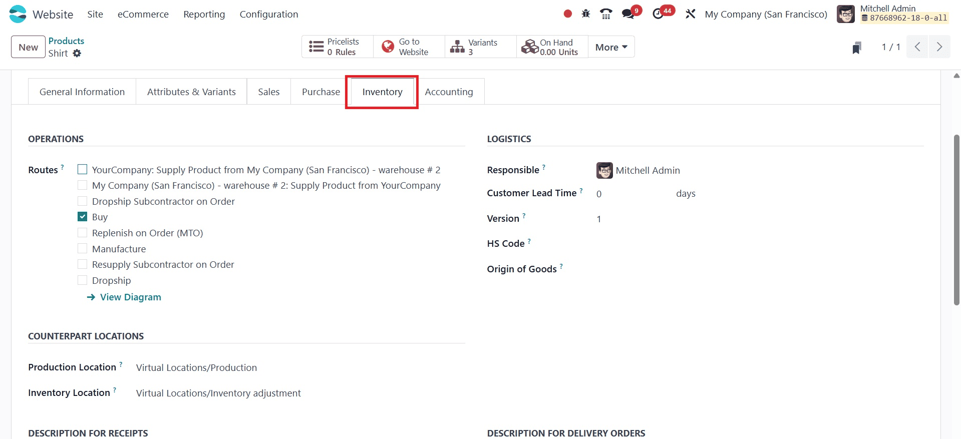 Overview of Selling Products in Odoo 18 Website-cybrosys