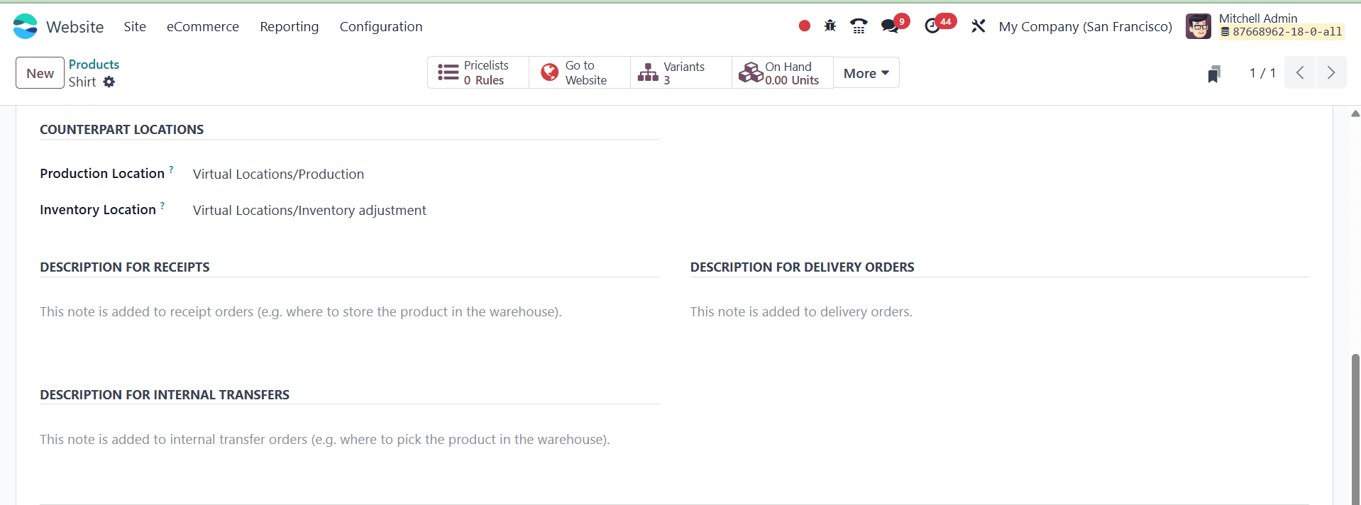 Overview of Selling Products in Odoo 18 Website-cybrosys