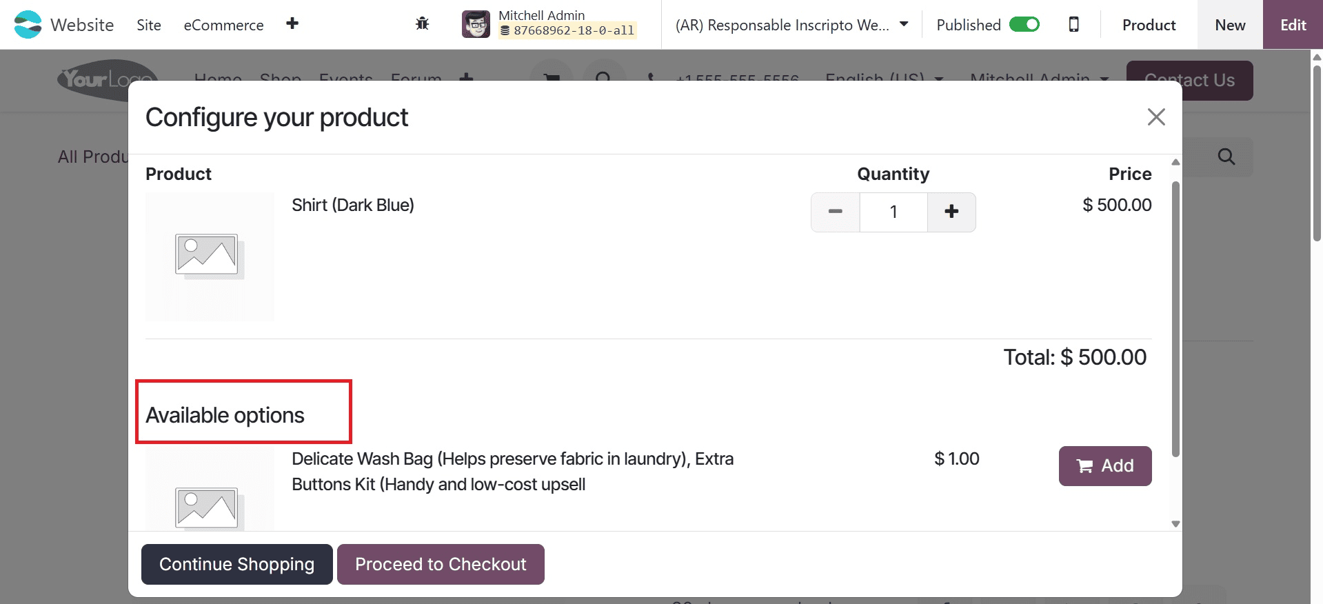 Overview of Selling Products in Odoo 18 Website-cybrosys