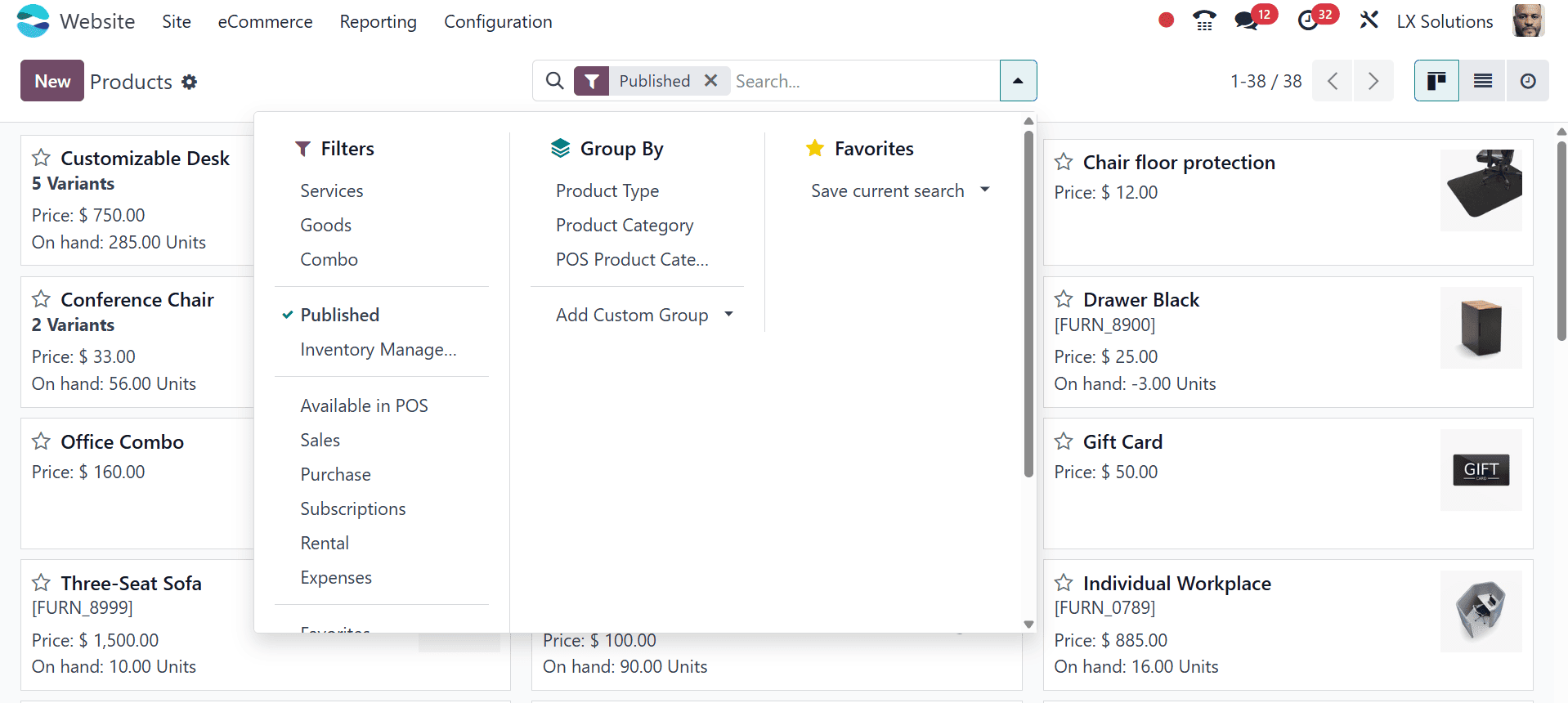 Overview of Selling Products in Odoo 18 Website-cybrosys