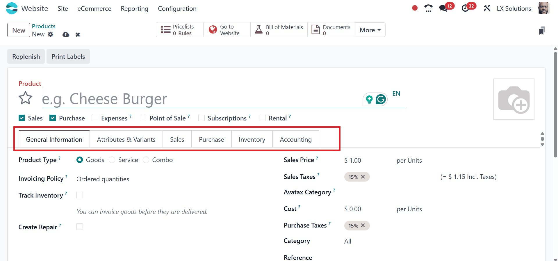 Overview of Selling Products in Odoo 18 Website-cybrosys