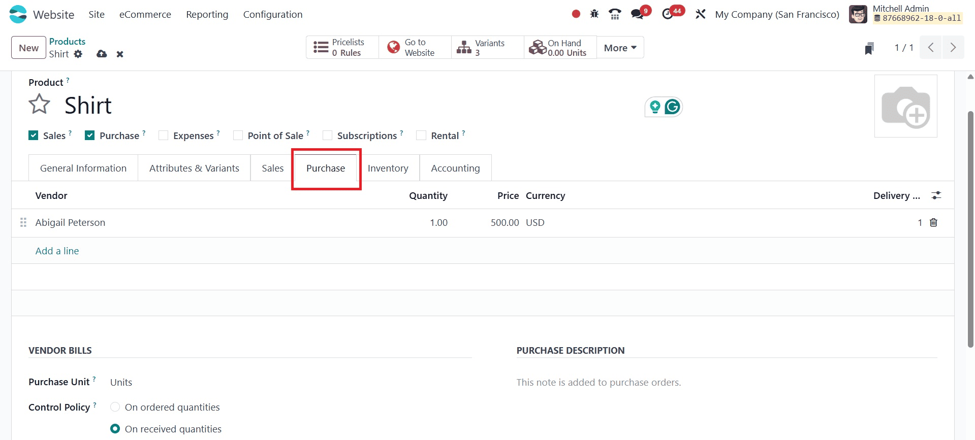 Overview of Selling Products in Odoo 18 Website-cybrosys