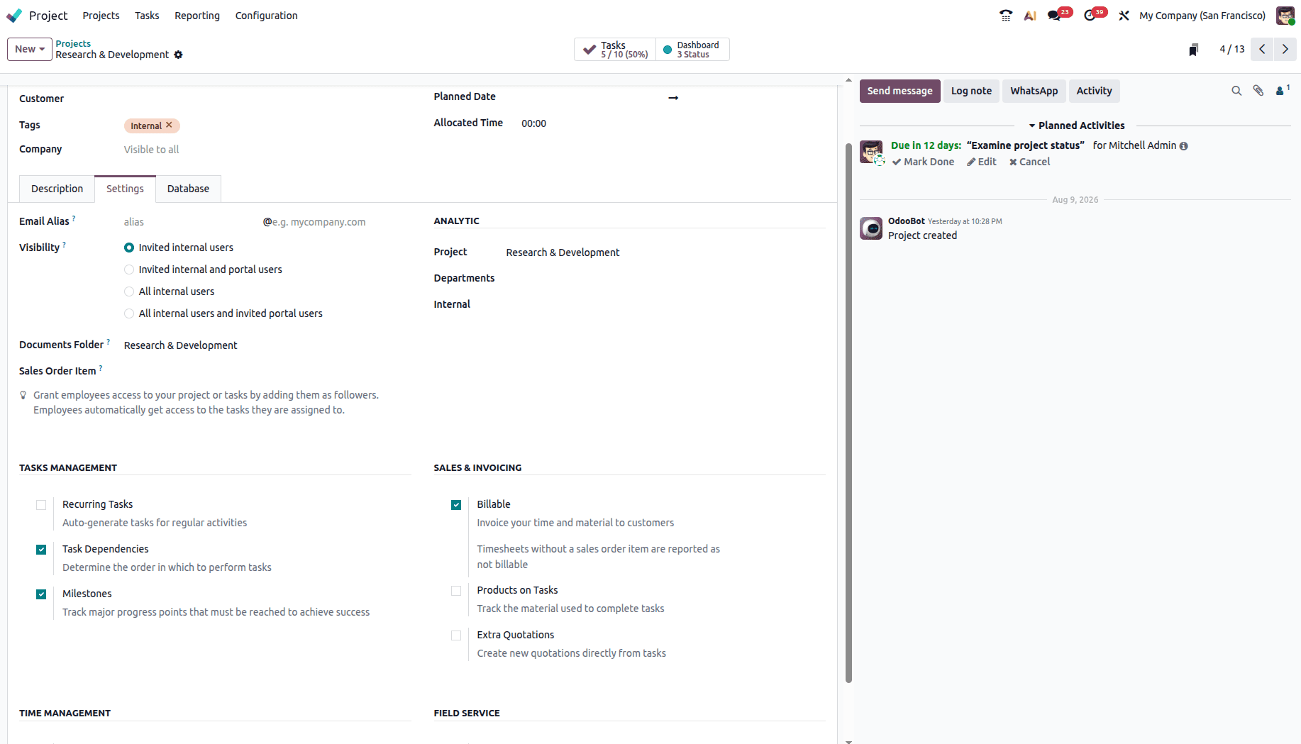 Overview of Service Invoicing Policies in Odoo 19-cybrosys