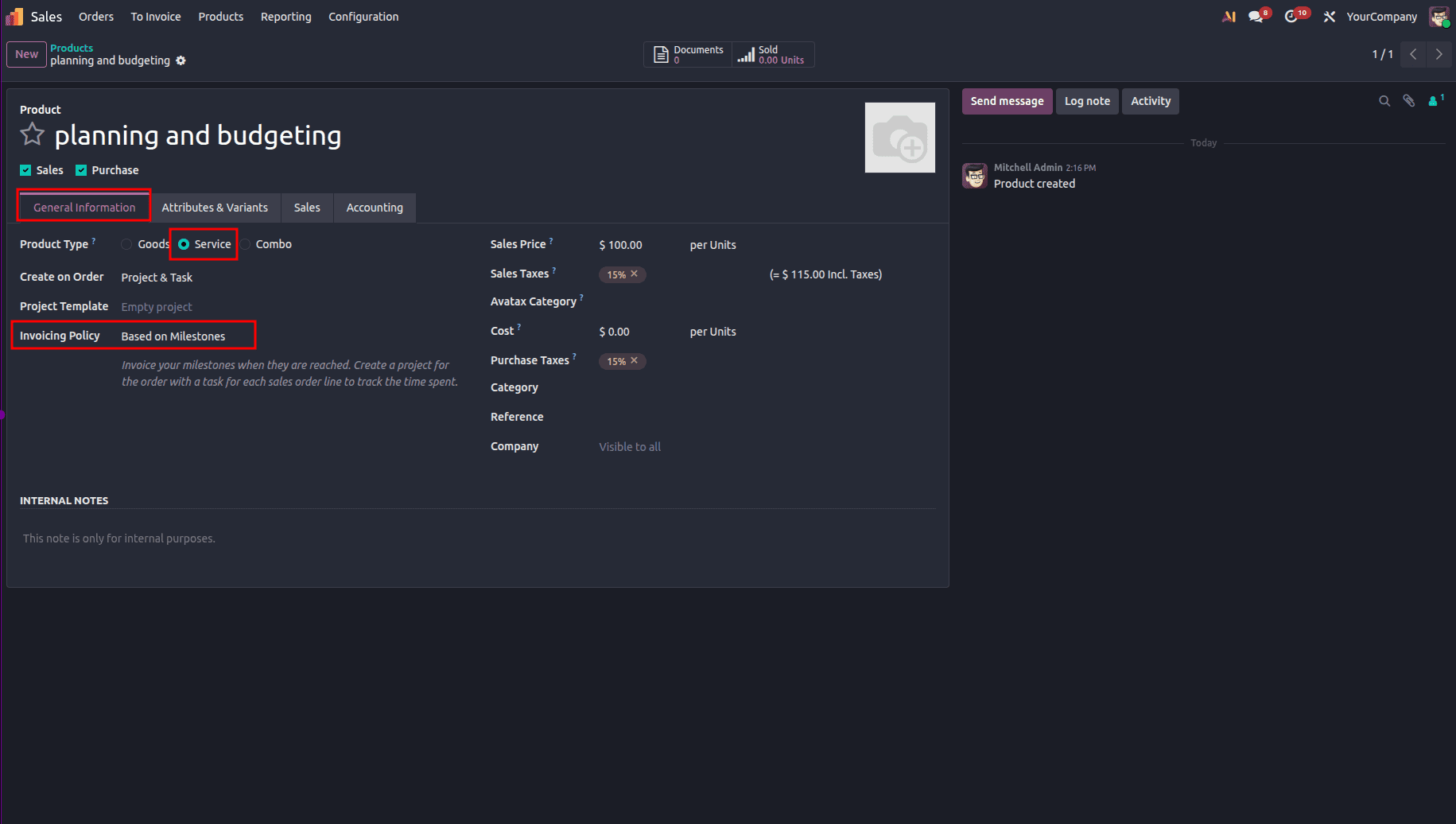 Overview of Service Invoicing Policies in Odoo 19-cybrosys
