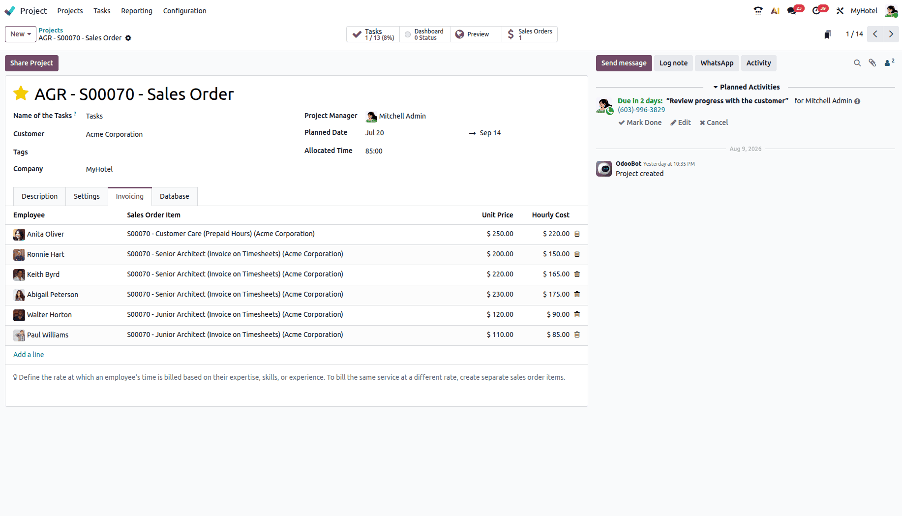 Overview of Service Invoicing Policies in Odoo 19-cybrosys