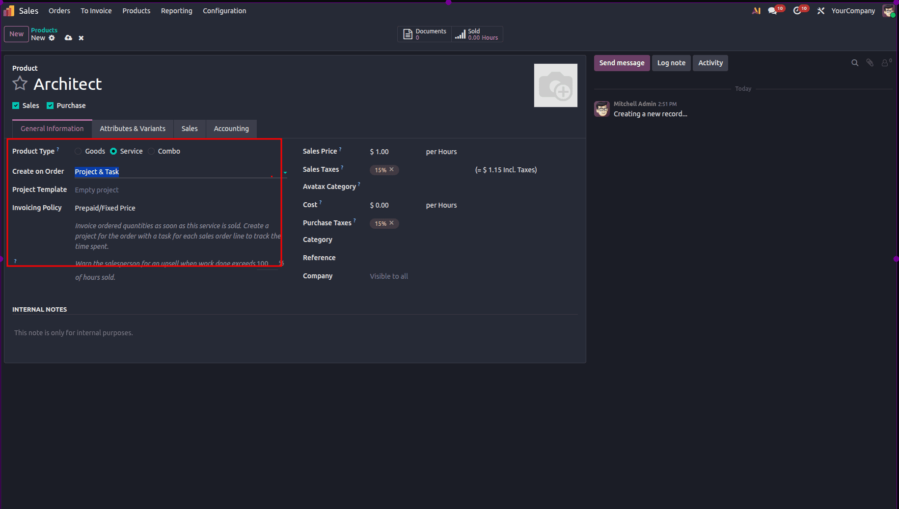 Overview of Service Invoicing Policies in Odoo 19-cybrosys