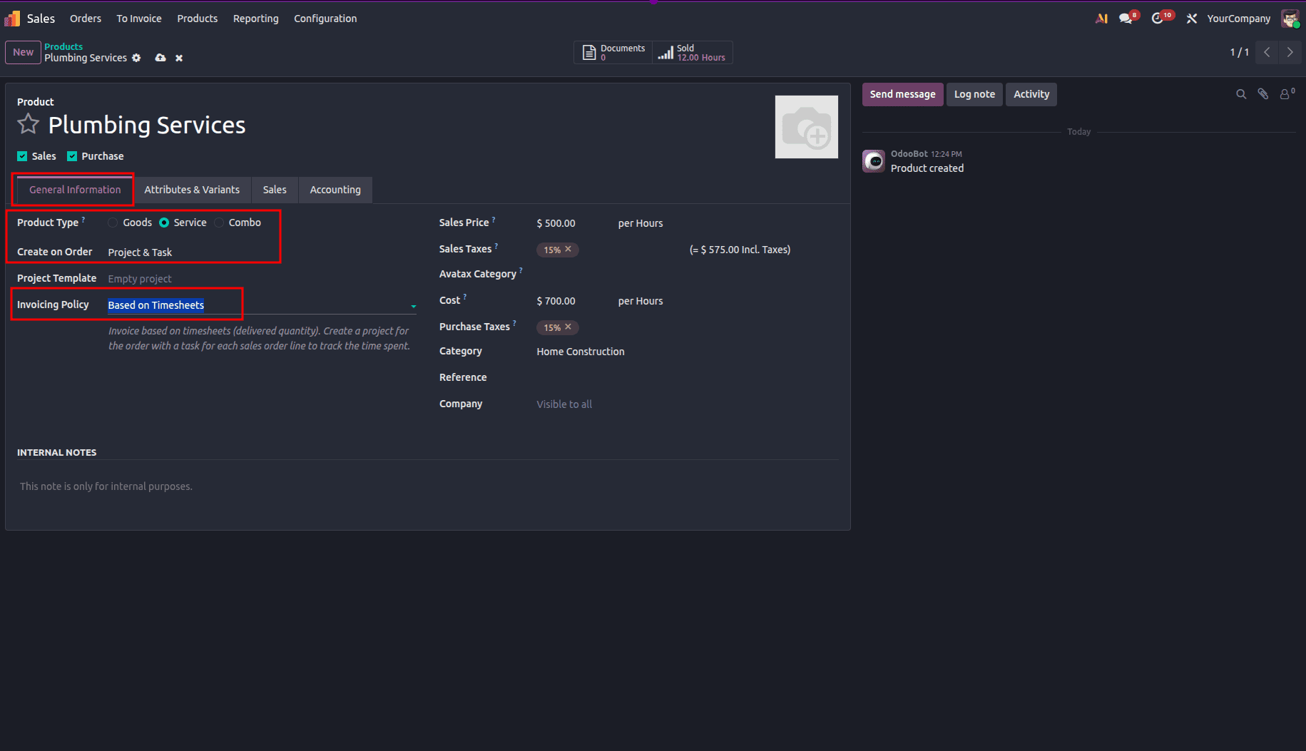 Overview of Service Invoicing Policies in Odoo 19-cybrosys