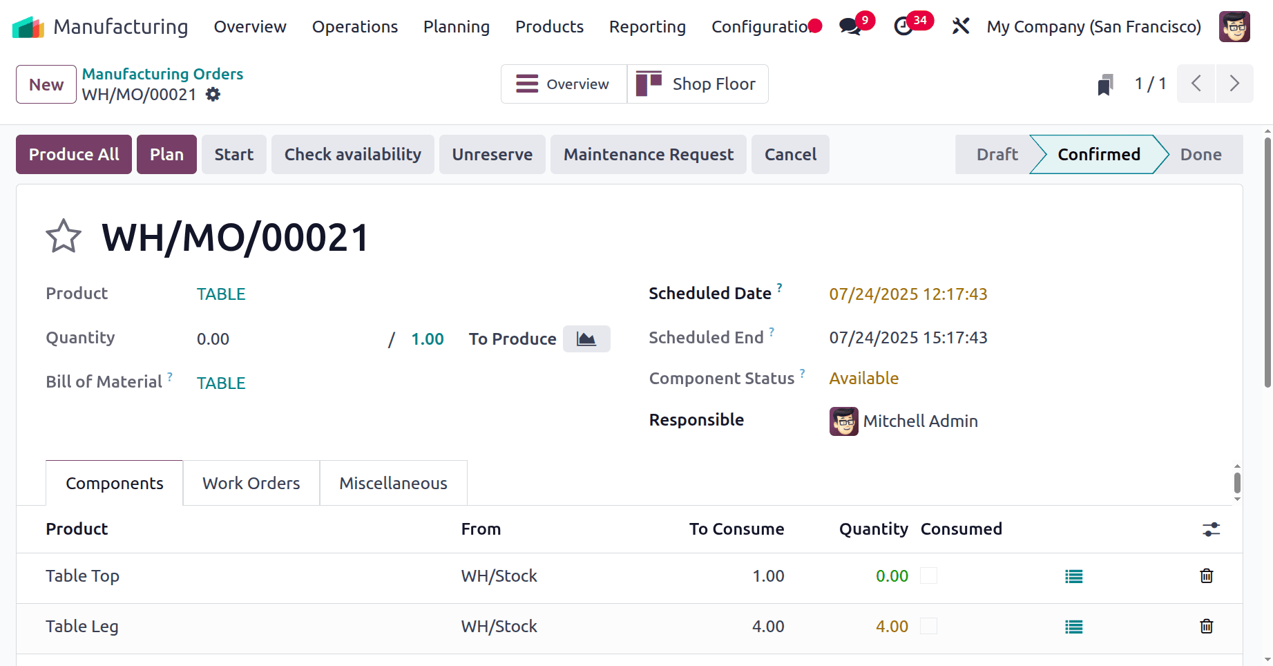 overview of shop floor management in odoo 18-cybrosys