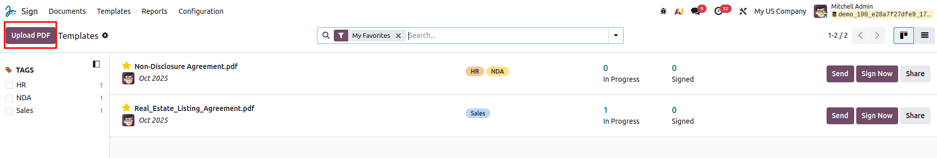 Overview of Sign Module in Odoo 18-cybrosys