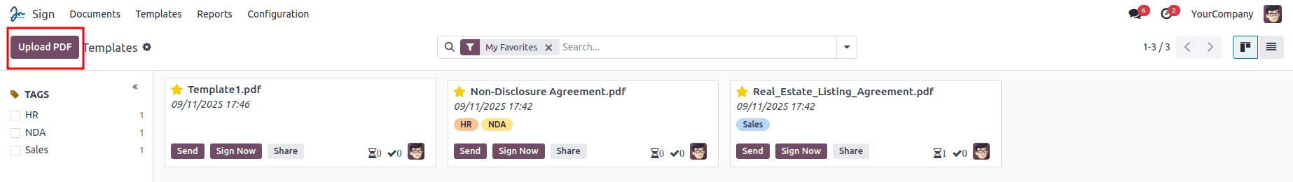 Overview of Sign Module in Odoo 18-cybrosys