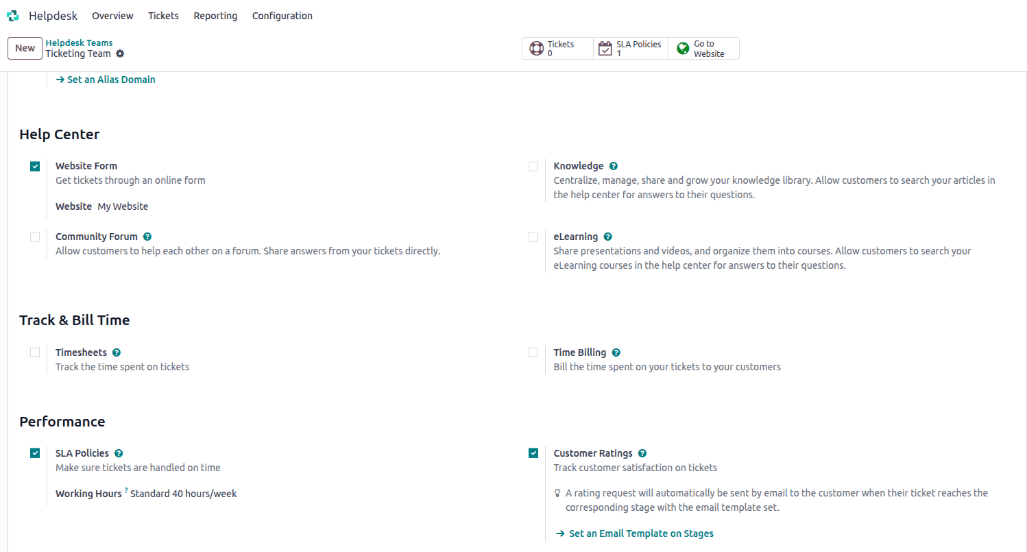 Overview of SLA Success Rate and Average Rating in Odoo 18 Helpdesk-cybrosys