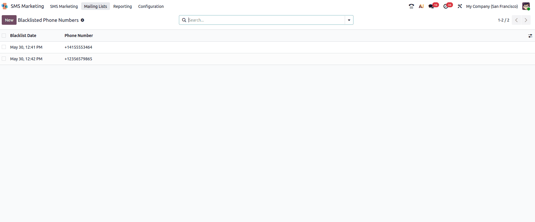 Overview of SMS Marketing Module in Odoo 19-cybrosys