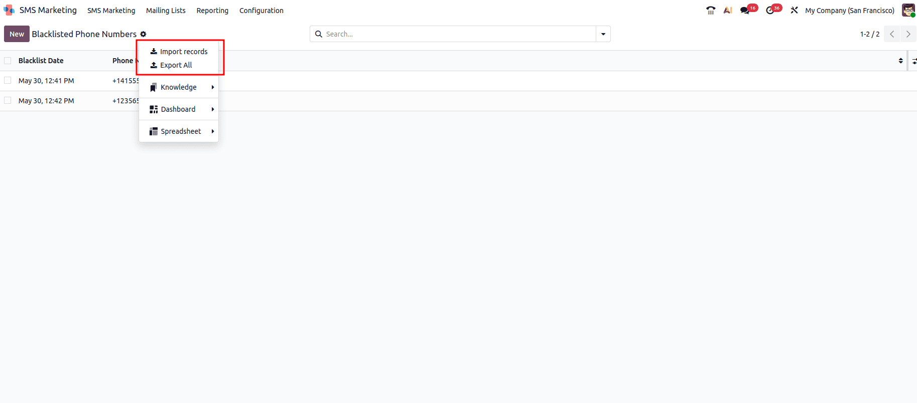 Overview of SMS Marketing Module in Odoo 19-cybrosys