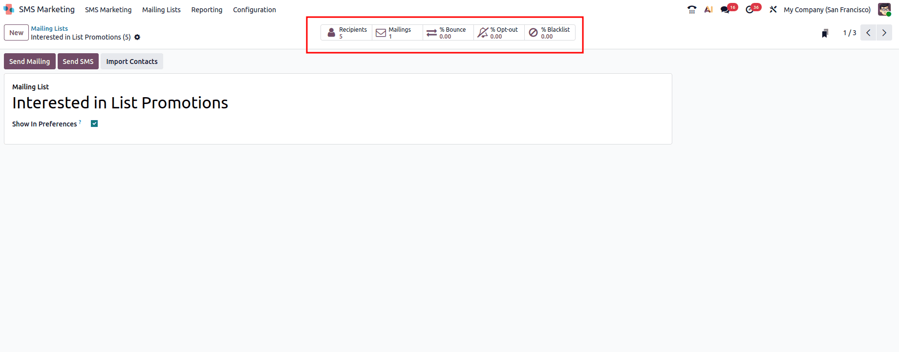 Overview of SMS Marketing Module in Odoo 19-cybrosys