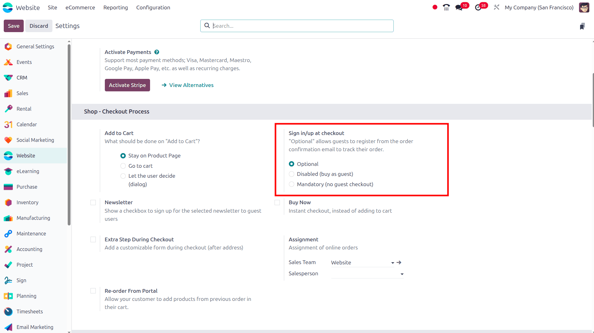 Overview of the Guest Checkout Process in Odoo 18 Websites-cybrosys