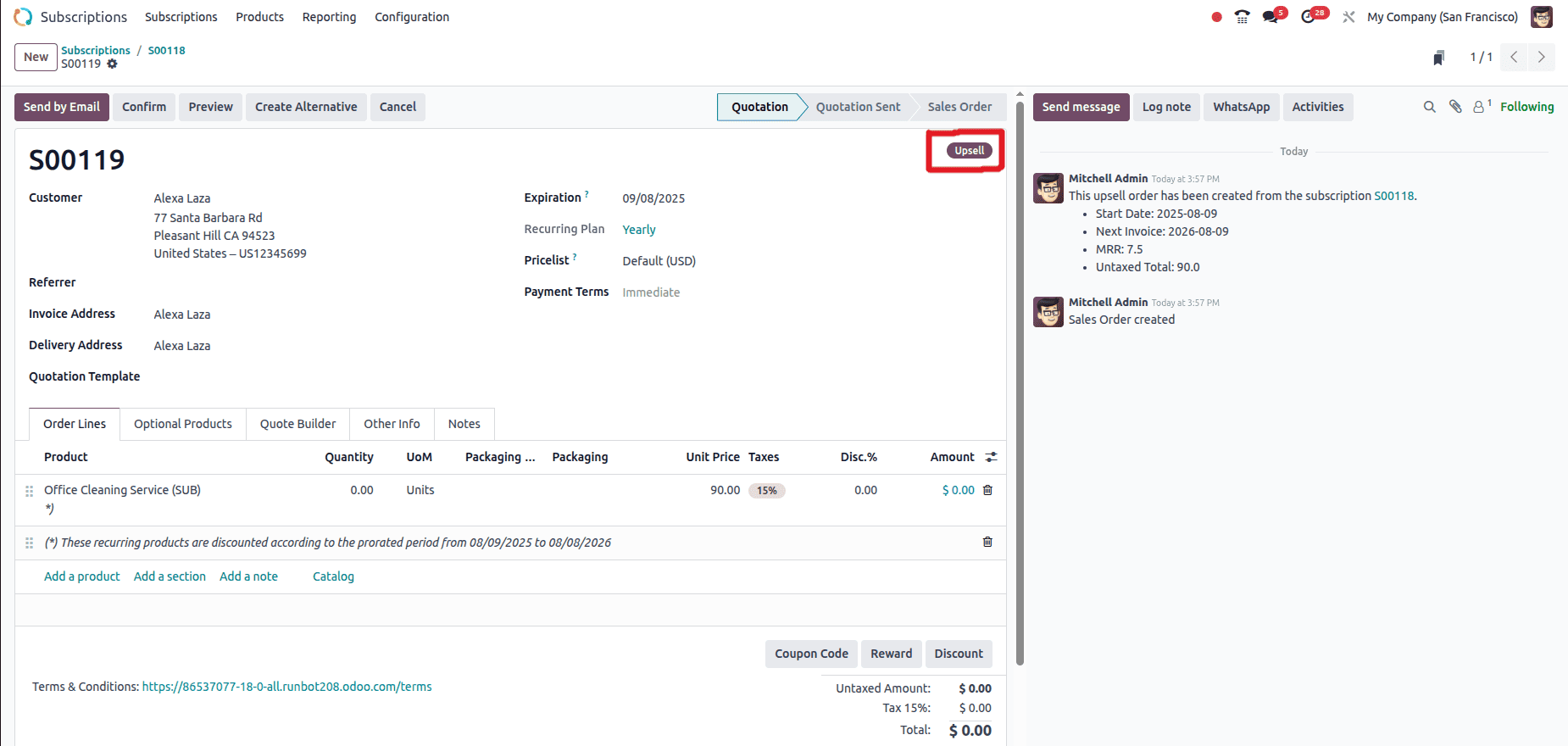 Overview of the Odoo 18 Subscription Module-cybrosys