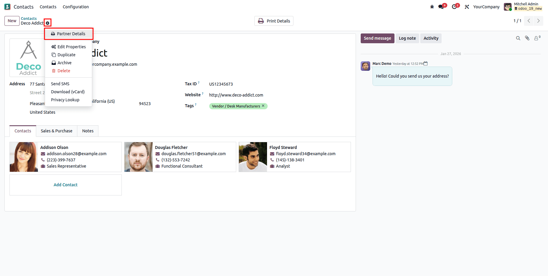 Overview of Triggering Reports from Actions in Odoo 19-cybrosys