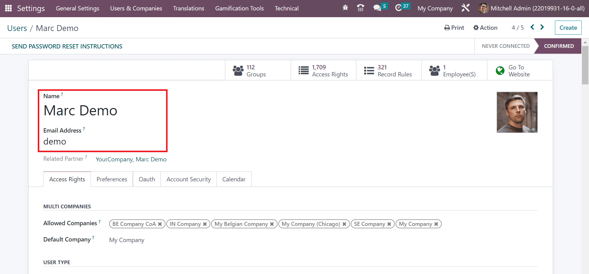 Overview of User Types in the Odoo 16 Sales App-cybrosys