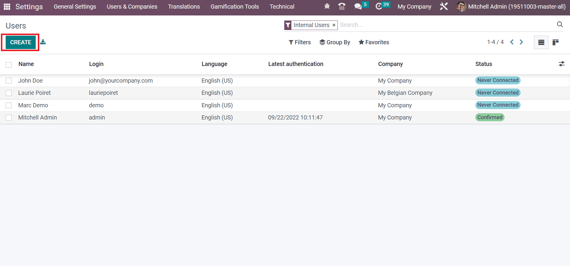 Overview of User Types in the Odoo 16 Sales App-cybrosys