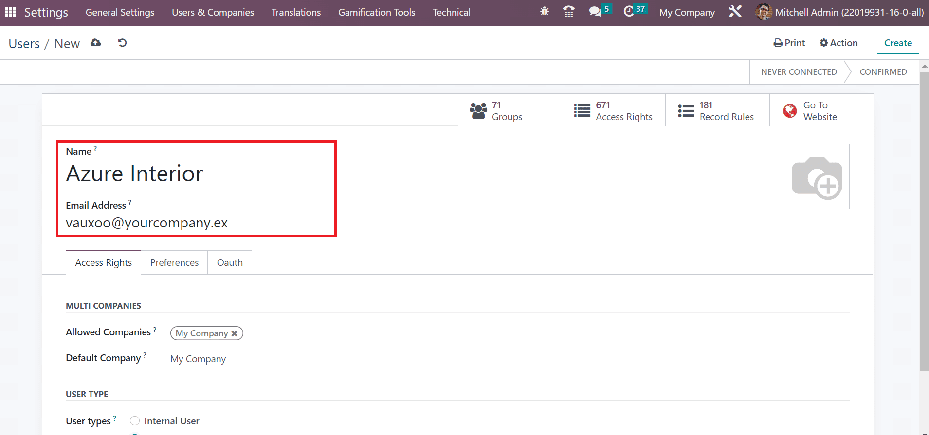 Overview of User Types in the Odoo 16 Sales App-cybrosys