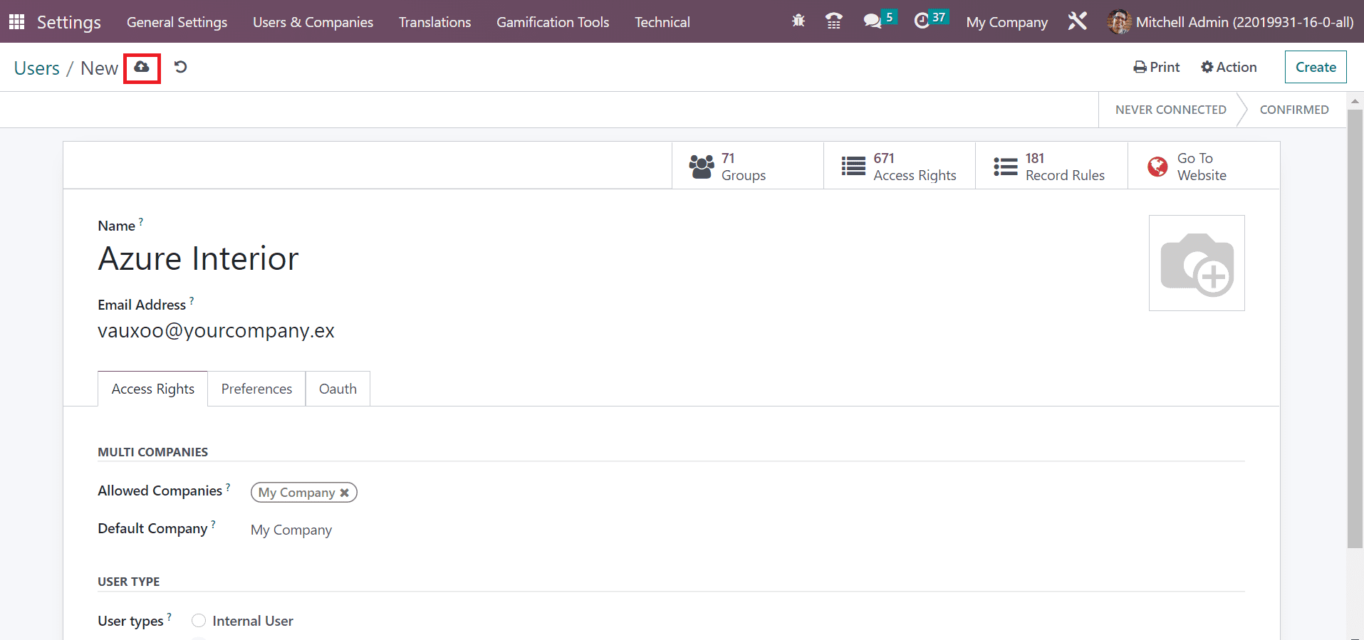 Overview of User Types in the Odoo 16 Sales App-cybrosys