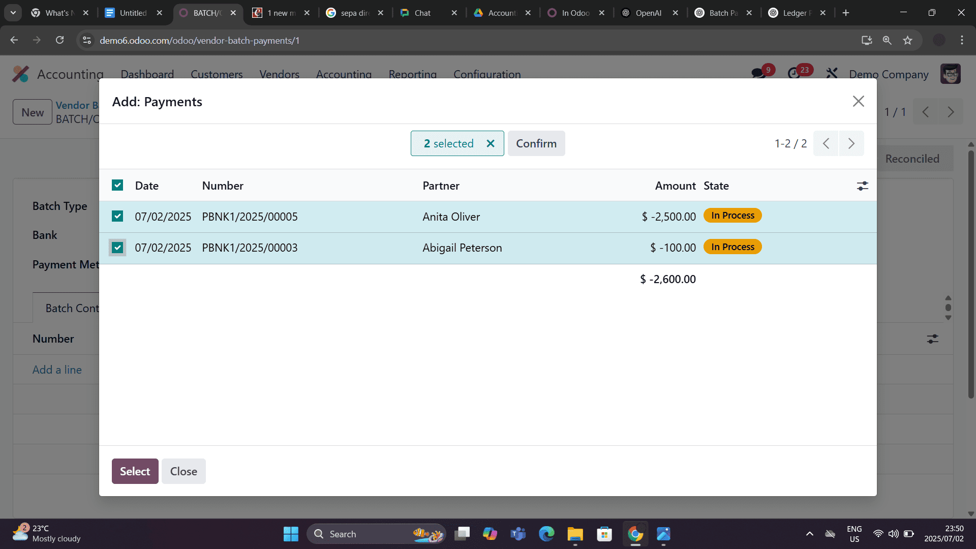 Overview of Vendor Payment Management in Odoo 18 Accounting-cybrosys