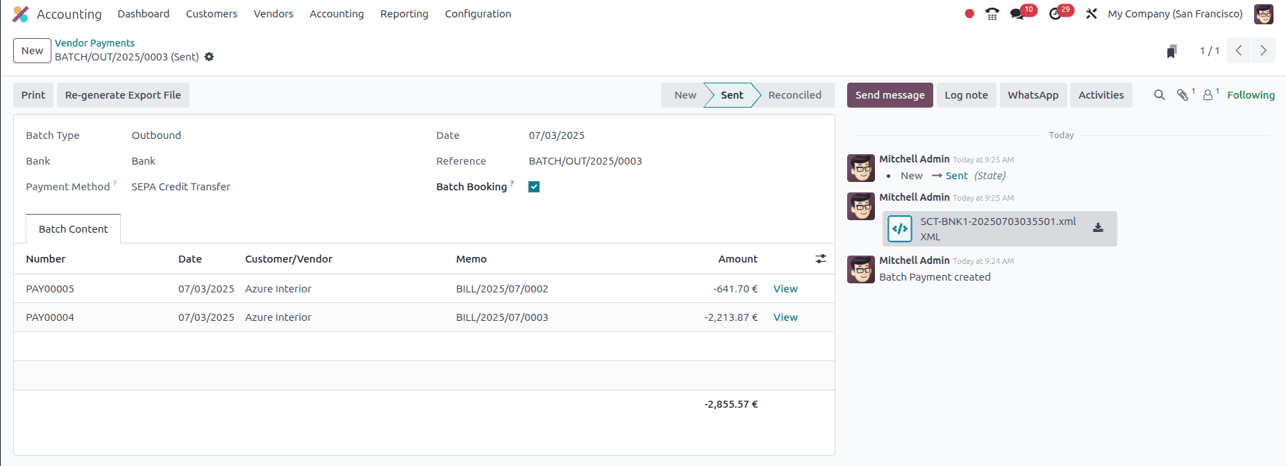 Overview of Vendor Payment Management in Odoo 18 Accounting-cybrosys
