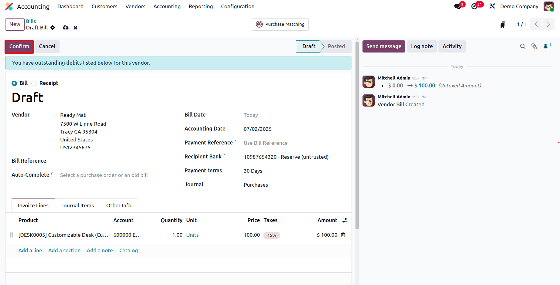 Overview of Vendor Payment Management in Odoo 18 Accounting-cybrosys
