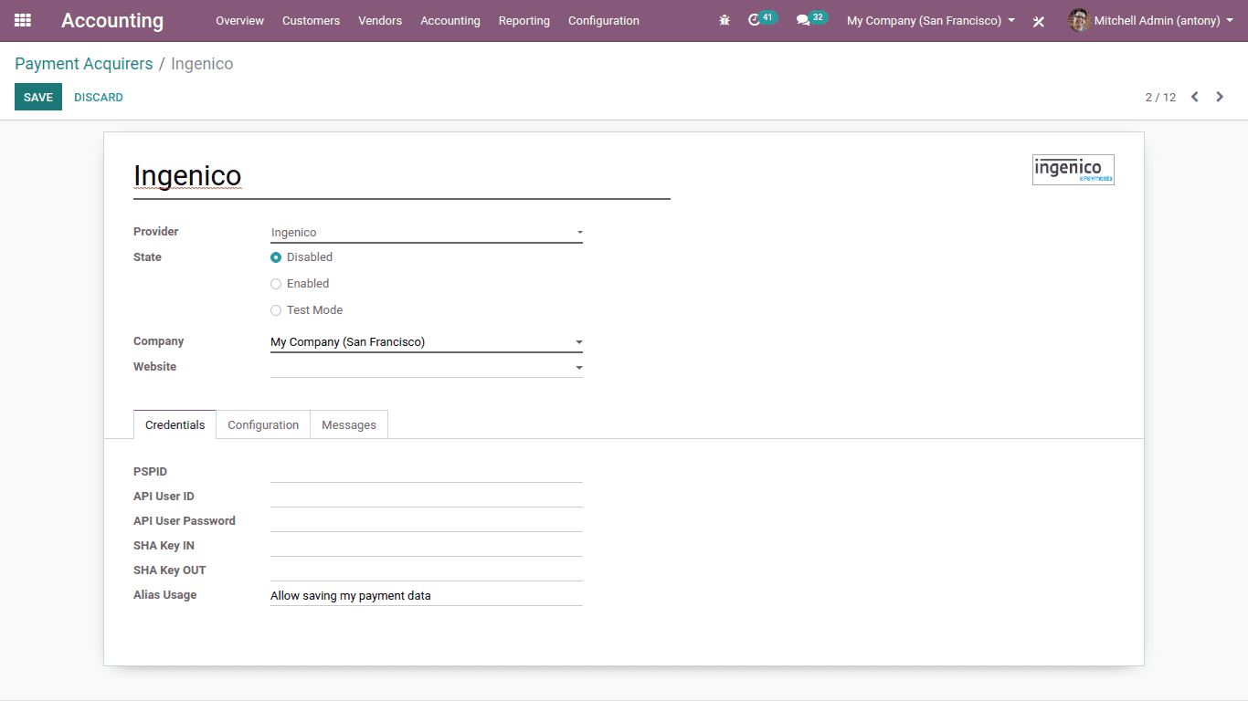 payment acquirers in odoo 13 cybrosys