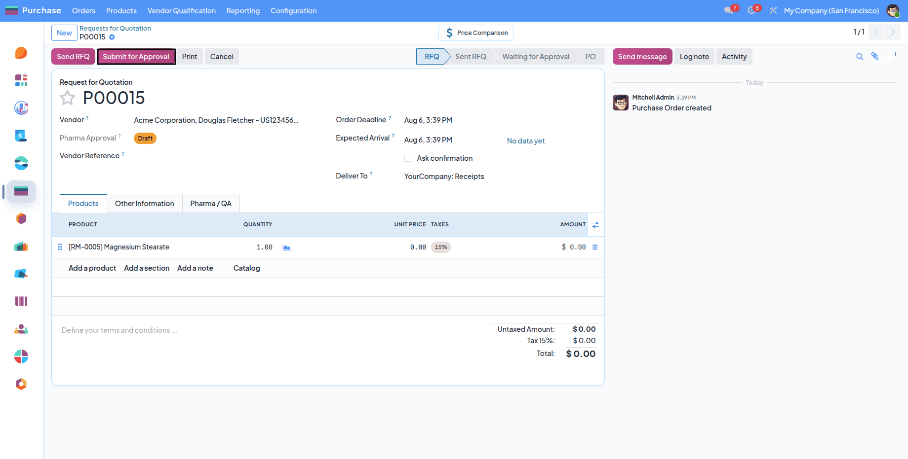 Pharmaceutical Manufacturing Management in Odoo 19 with Pharmaceutical ERP-cybrosys