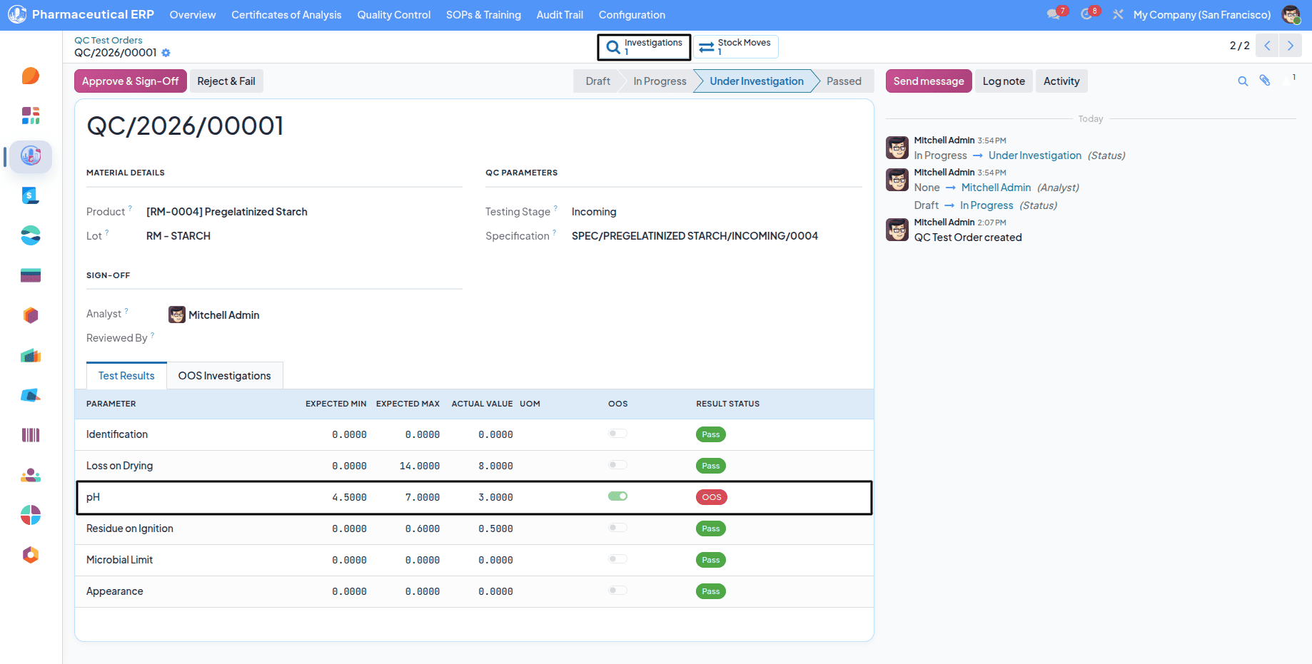 Pharmaceutical Manufacturing Management in Odoo 19 with Pharmaceutical ERP-cybrosys