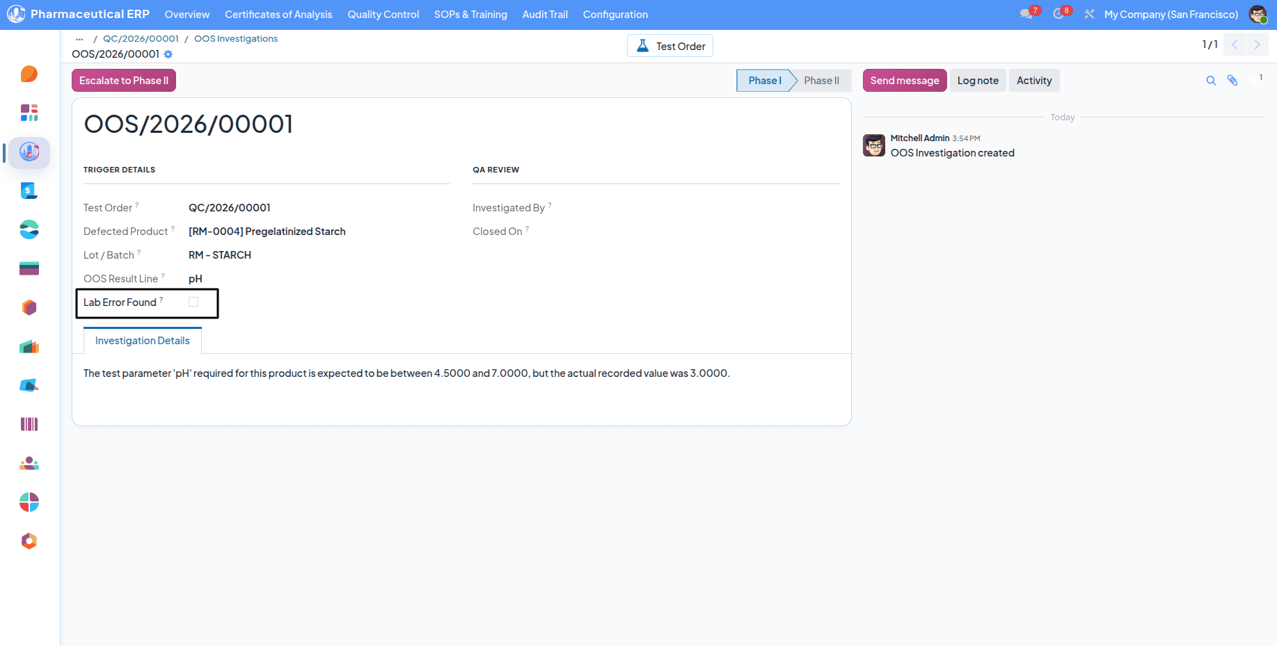 Pharmaceutical Manufacturing Management in Odoo 19 with Pharmaceutical ERP-cybrosys