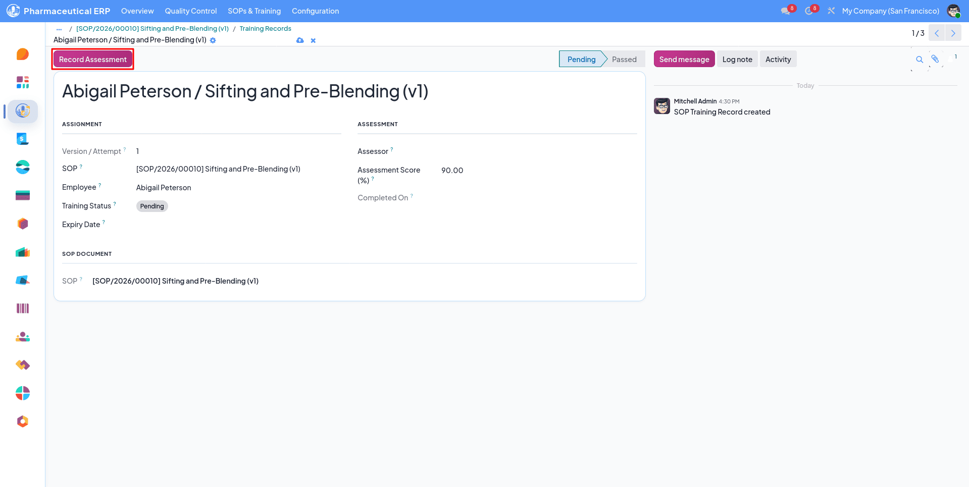 Pharmaceutical Manufacturing Management in Odoo 19 with Pharmaceutical ERP-cybrosys