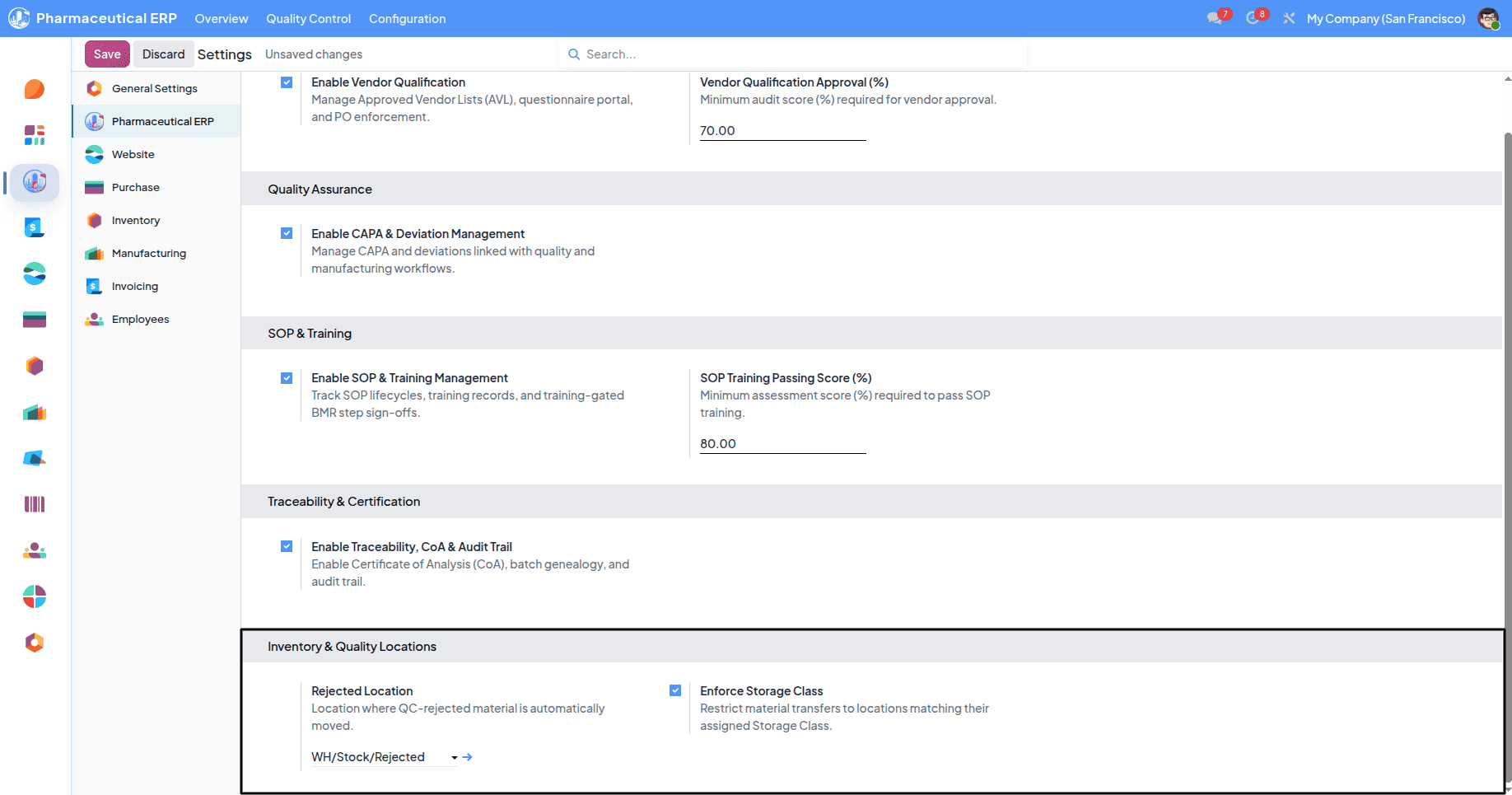 Pharmaceutical Manufacturing Management in Odoo 19 with Pharmaceutical ERP-cybrosys
