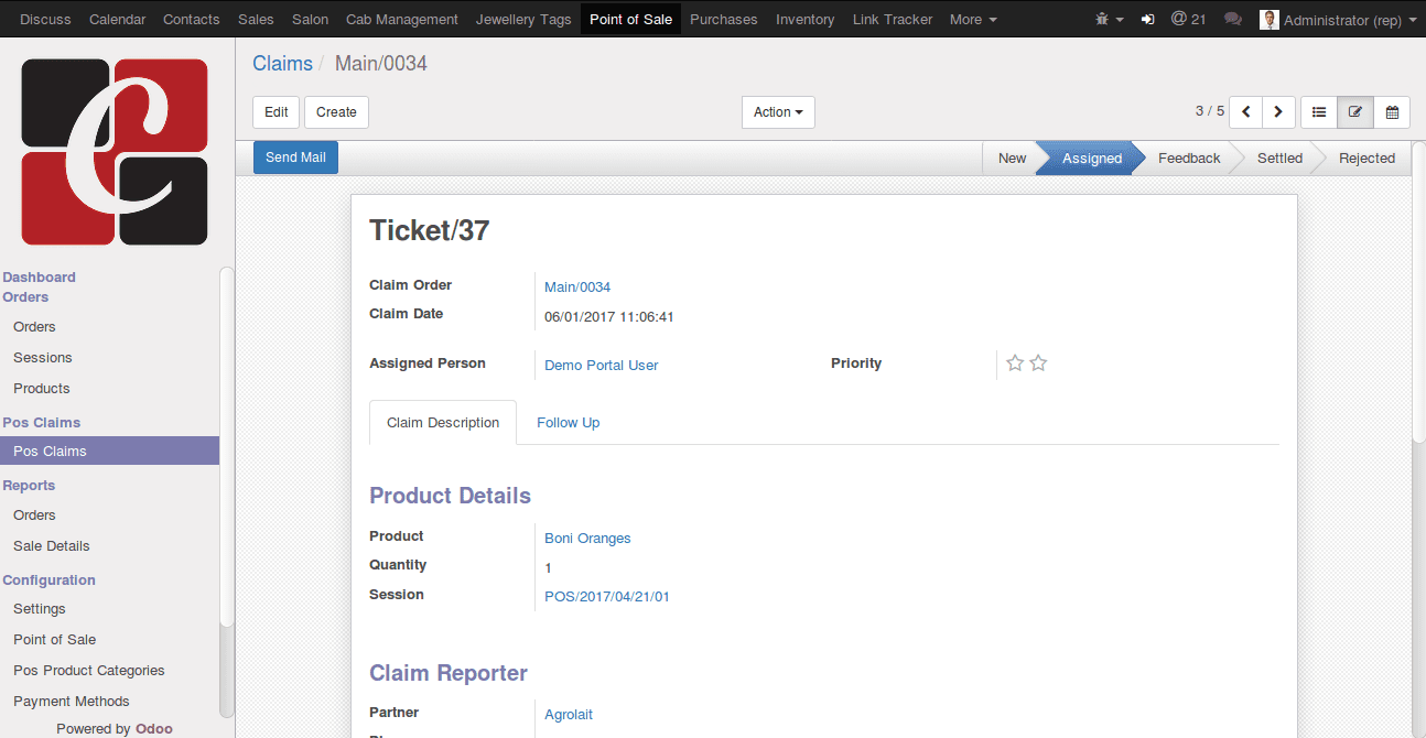  pos-claim-in-odoo-cybrosys