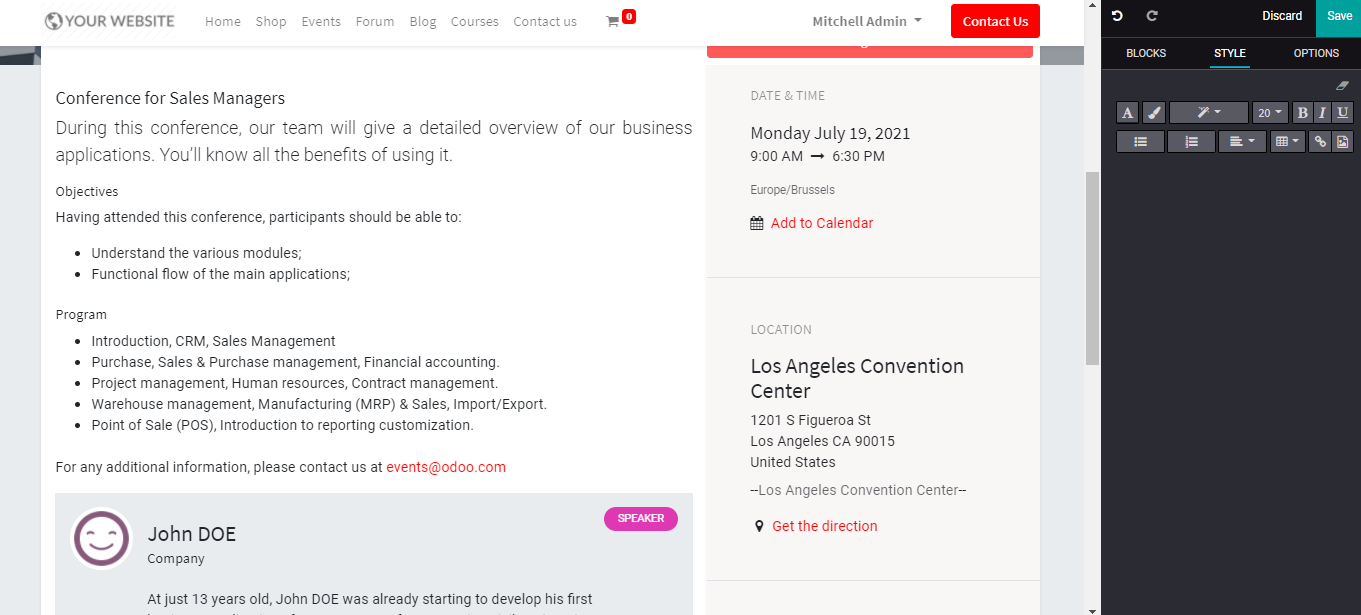 publishing-events-and-inviting-participants-odoo-events-module