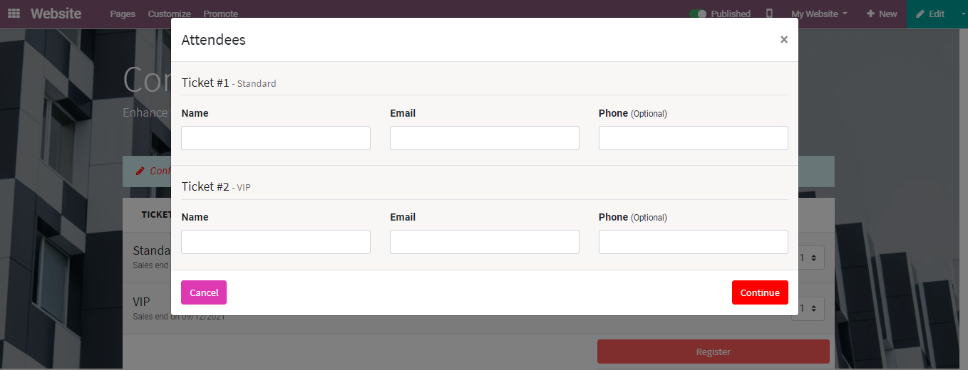 publishing-events-and-inviting-participants-odoo-events-module