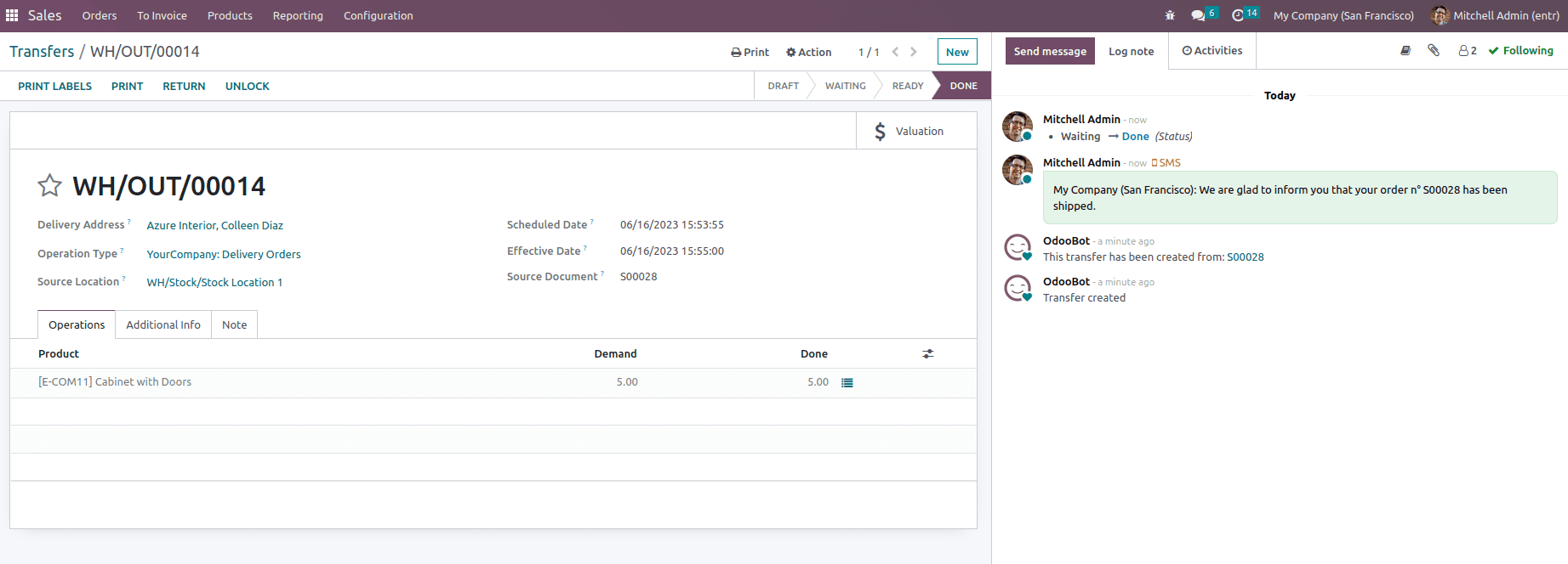 Pull & Push rule in Odoo 16 Inventory App-cybrosys