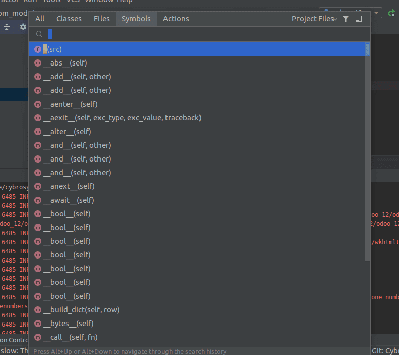 pycharm-shortcuts-gnome-cybrosys